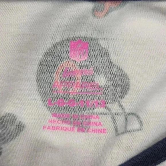 Chicago Bears NFL Teens Short-Sleeve Front-Tie Knot Tee (L) (NWT) - Picture 7 of 7